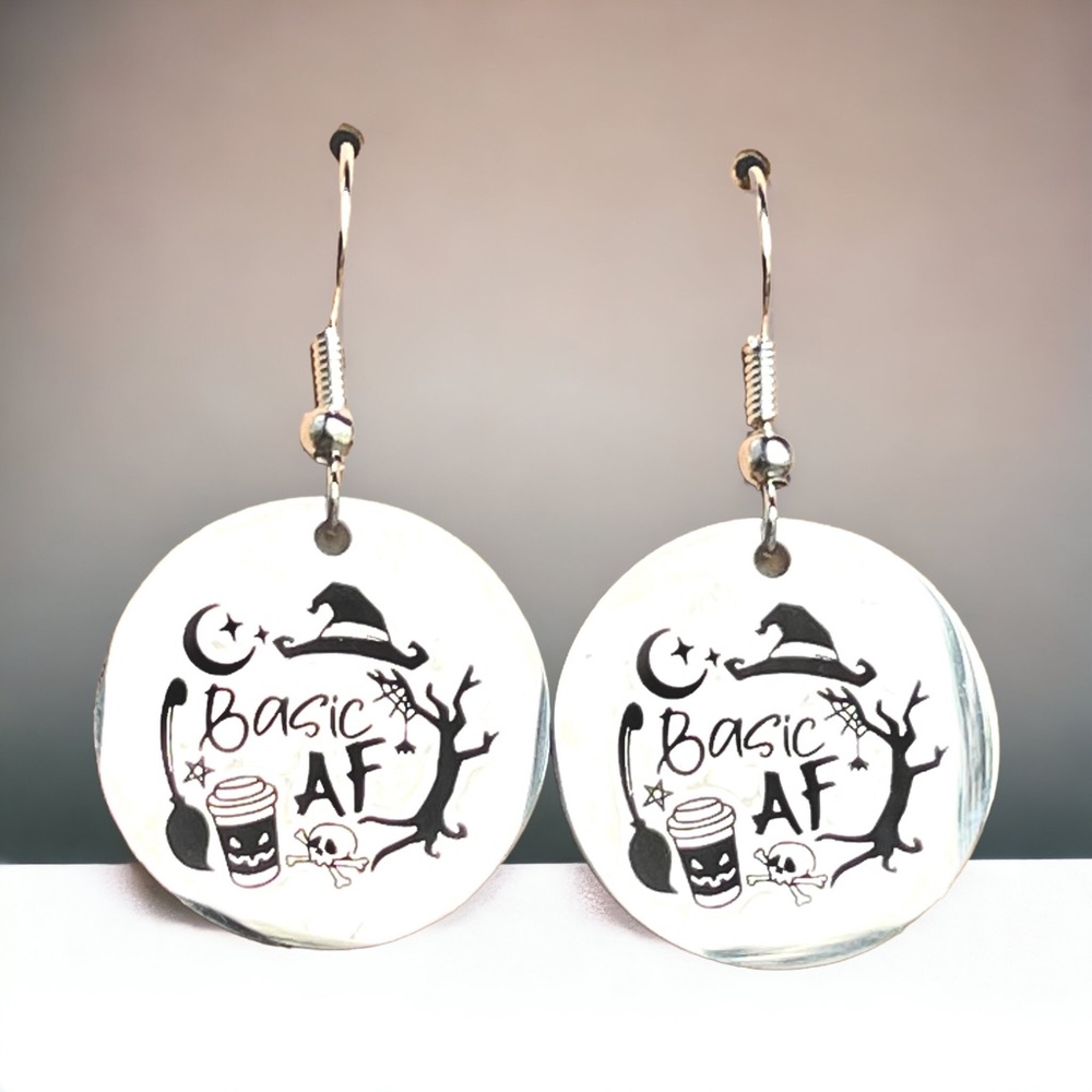 Basic AF silver earrings